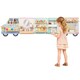 image 1 of AIYAPLAY Wooden Truck Busy Board, Activity Wall Panels for Kids, 5 in 1 Sensory Wall Toys, Early Educational Learning Toys for Daycare, Playroom, Home, for Toddlers, Boys and Girls 3 Years+