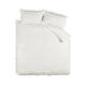 image 4 of Seersucker Frill Duvet Cover Set | White