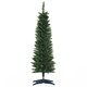 image 1 of HOMCOM 5FT Pencil Slim Artificial Christmas Tree with Study Stand Tips Green