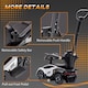 image 8 of AIYAPLAY Lamborghini 2 in 1 Baby Ride on Push Car Toddler Push Along Car, White