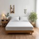 image 2 of Luxury 400TC Sateen Soft Touch Hotel Quality Fitted Sheet Bed Linen 40cm Extra Deep Skirt | White | Super King