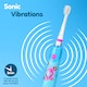 image 5 of Brush Baby Flamingo KidzSonic Kids Electric Toothbrush
