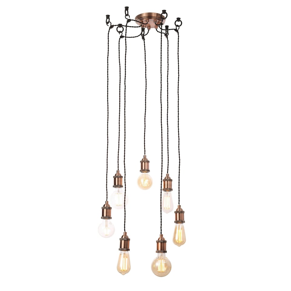 image 1 of BHS Laura Ceiling Pendant, Antique Copper