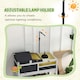 image 4 of PawHut Tortoise House w/ Adjustable Lamp Holder, Openable Lid, Storage Shelf