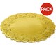 image 1 of Lotus Doily (Pack of 8) - Gold - One Size