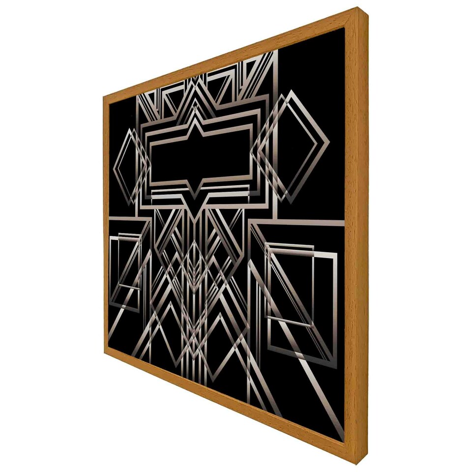 image 1 of Geometric art (Picutre Frame) Brown | XL
