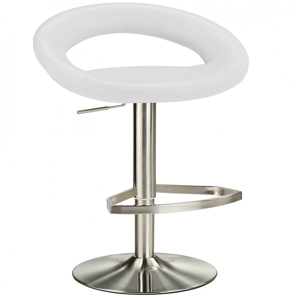 image 1 of Lunar Adjustable Bar Stool - Brown Brown