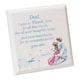 image 2 of Dad Thank You Father and Daughter Plaque with verse by Jennifer Rose Christmas Fathers Day