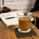 image 4 of LAV Zen+ Glass Coffee Mugs - 225ml - Clear - Pack of 6 Clear