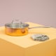 image 4 of Minerva Small Hammered Saucepan Gold