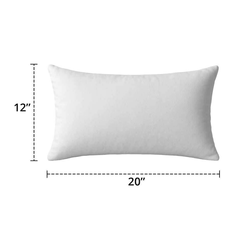 image 1 of Covers&All Sunbrella Lumbar Pillows Set of 2, Rectangle 12 in x 20 in, Seville Seaside