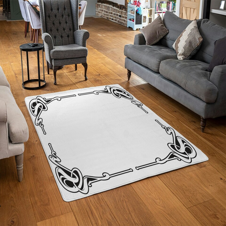 image 1 of Decorative Border (Rug) Multi | Medium: 80x150cm