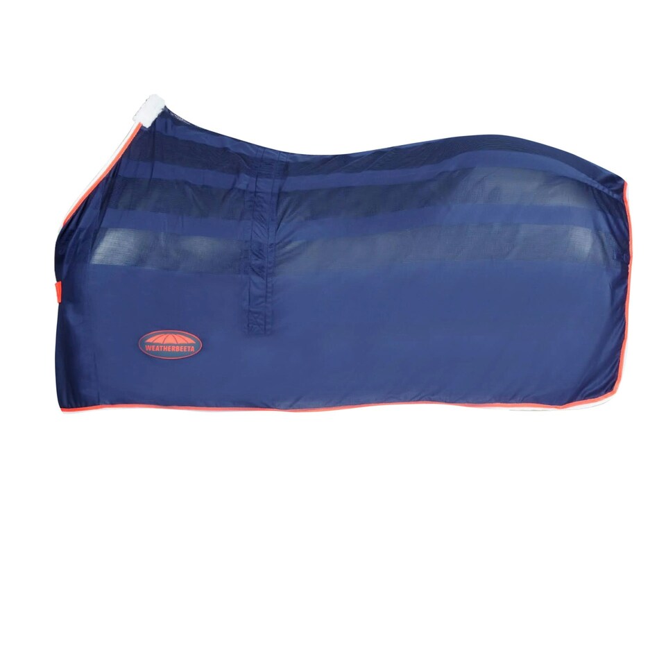 Weatherbeeta Scrim Cooler Standard Neck Rug - Navy/Red/White - 5 ft 6