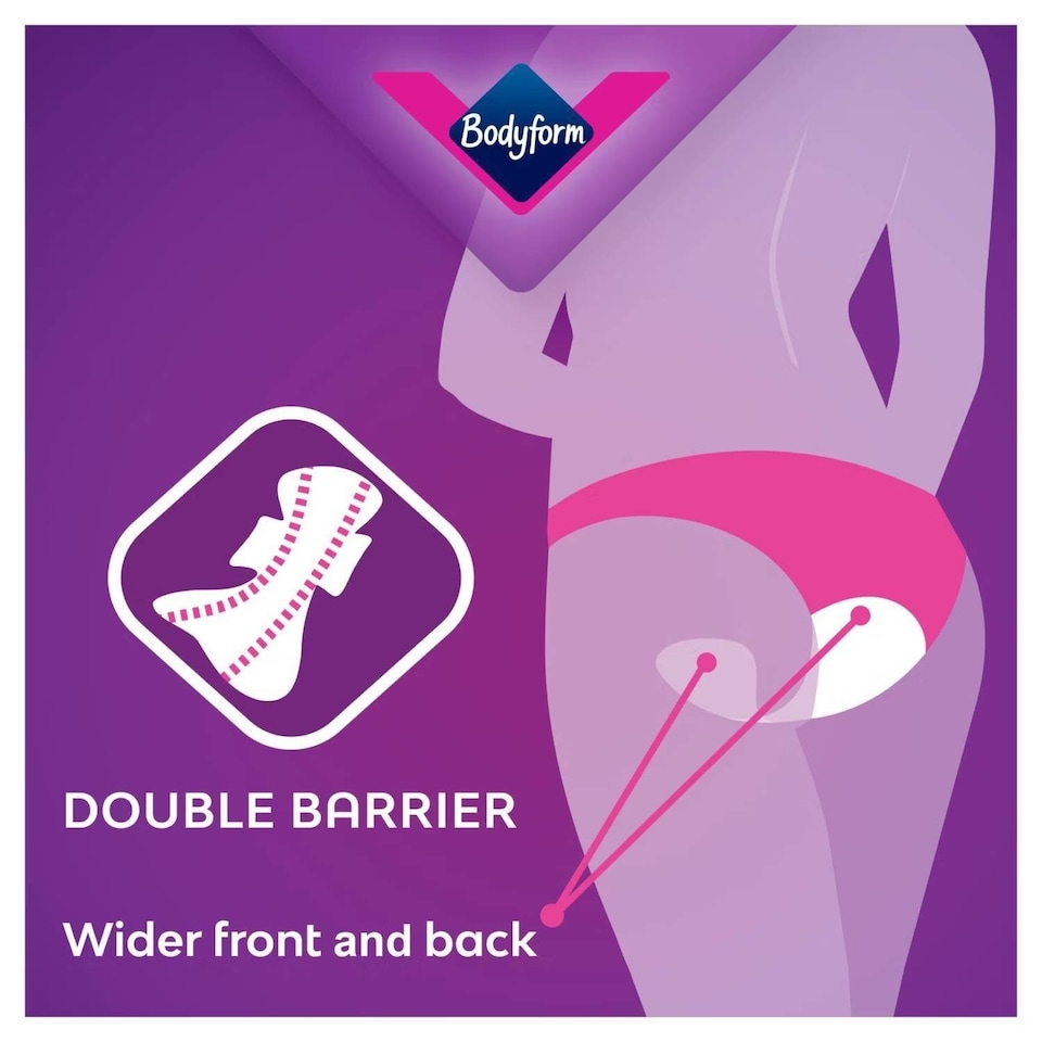 image 1 of Bodyform Ultra Night Sanitary Towels Wings 160 Pack