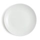 image 1 of Glim Glam Dinner Plates Set 10.5” Porcelain White 6pc Set Coupe White