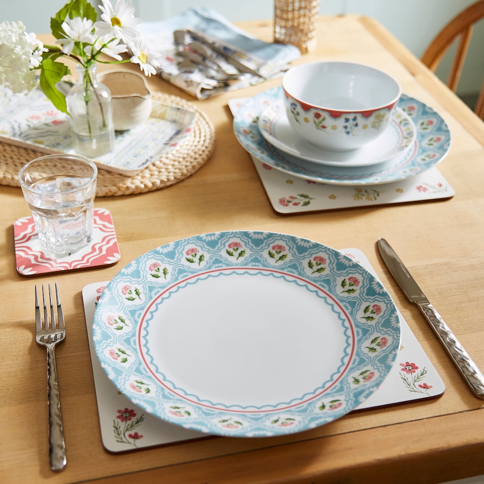 image 1 of Ulster Weavers Boho Floral Dinner Plate - Porcelain Multi