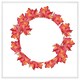image 1 of Autumn reath (Picture Frame) White | S