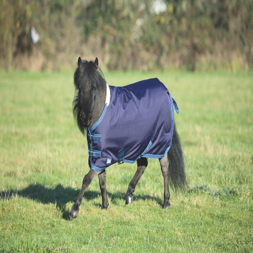 Shires Tempest Original Lite Mini Turnout Rug Blue | Size: 2ft 9
Colour: Navy Blue