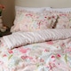 image 3 of Furn Gardenia Reversible Ruffle Duvet Cover Set | Pink | Pink/Pebble | King | 1