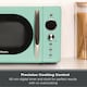 image 8 of Hamilton Beach 20L Retro Mint Microwave