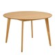image 1 of Roxby Round Dining Table in Matt Oak 120x76cm