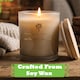 image 3 of Nicola Spring Soy Wax Scented Candle & Reed Diffuser Set - 160g Candle 28 Hour Burn & 200ml Diffuser 60 Day Scent | Clear | Tropical Sunrise