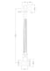 image 3 of Balterley Free Bath Filler with Push Button Waste, Built-in Overflow, Set of 2