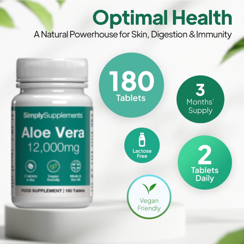 image 1 of Aloe Vera Tablets 12,000mg