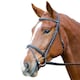 image 1 of Aviemore Comfort Fit Leather Horse Bridle - Black - Cob