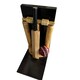 image 1 of CRICKET-GIFTS Cricketing Bookend Single Unit, Wooden, 22cm high, Can also be used as a presentation trophy