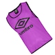 image 2 of Umbro Unisex Adult Training Bib - Purple/Black - S-M