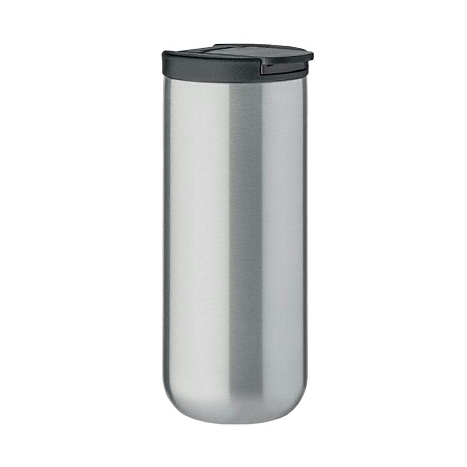 image 1 of MidOcean Redu Double-Walled 330 ml Bottle - Matt Silver - One Size Multi | One Size
