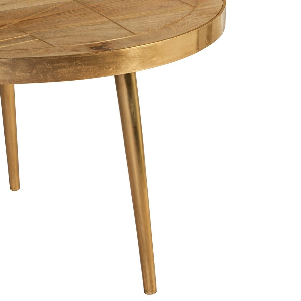 image 1 of Round Coffee Table Barbuto Light Mango Brown