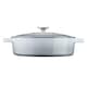 image 4 of Cooks Professional Set of 2 Cast Iron Casserole Dishes 26cm & 28cm | Grey | Grey | 2