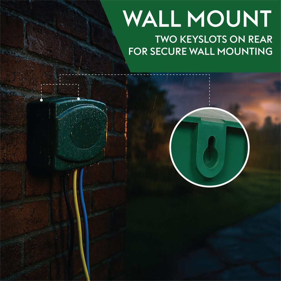image 1 of Eagle Outdoor IP54 Rated Electrical Connection Box Green
