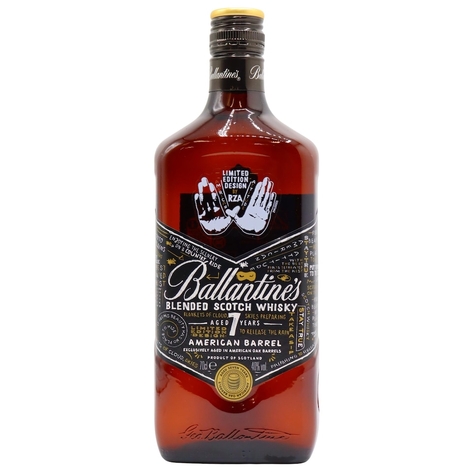 Ballantines - American Barrel x RZA Limited Edition Blended Scotch 7 year old Whisky