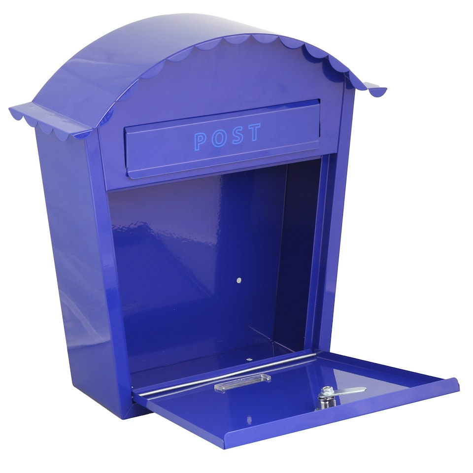 image 1 of EMtronics Wall Mountable Post Box - Midnight Blue | Blue