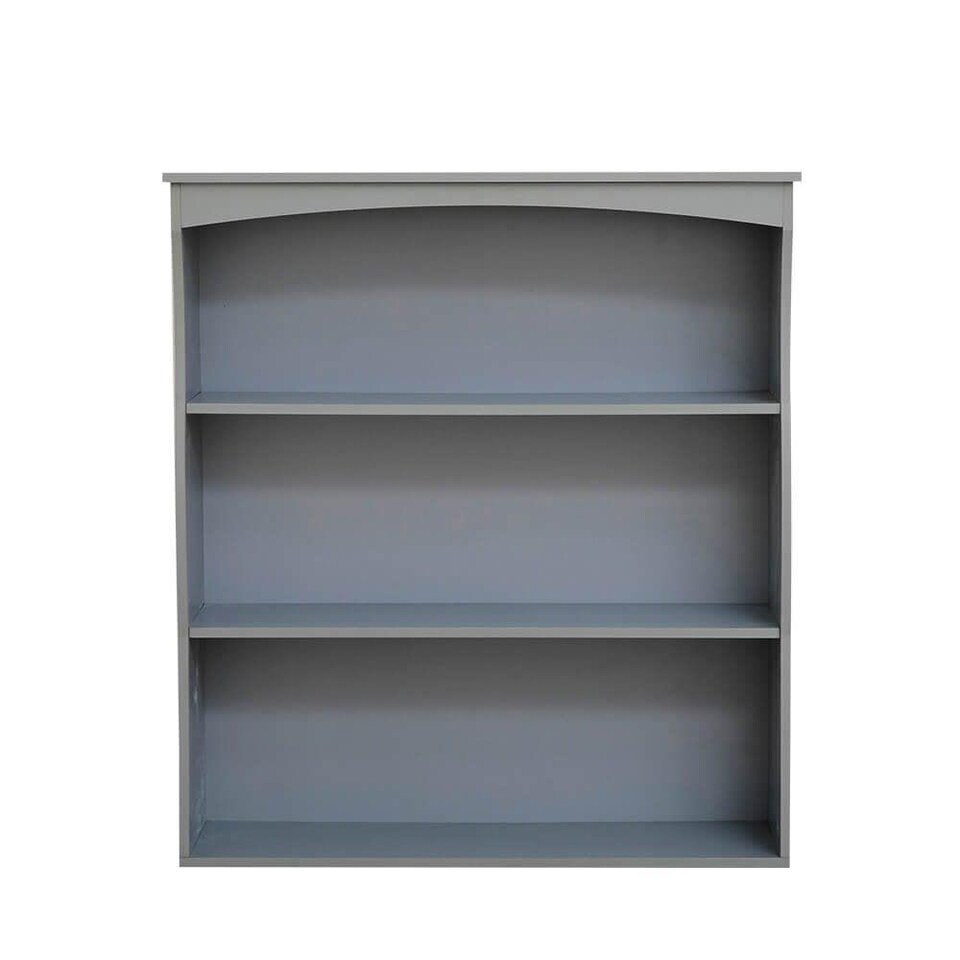 image 1 of Grey Wall Mounted Shelves Painted 3 Book Shelves Ideal for Kids Bedroom Kitchen | Grey