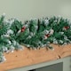 image 5 of 2.7m Snow Tipped Christmas Garland with Red Berries, Cones & Bullet Tips