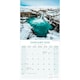 image 3 of Waterfalls 2026 Calendar | Square Wall Calendar | Travel & Nature Gift | Plastic Free Packaging | by Avonside Publishing