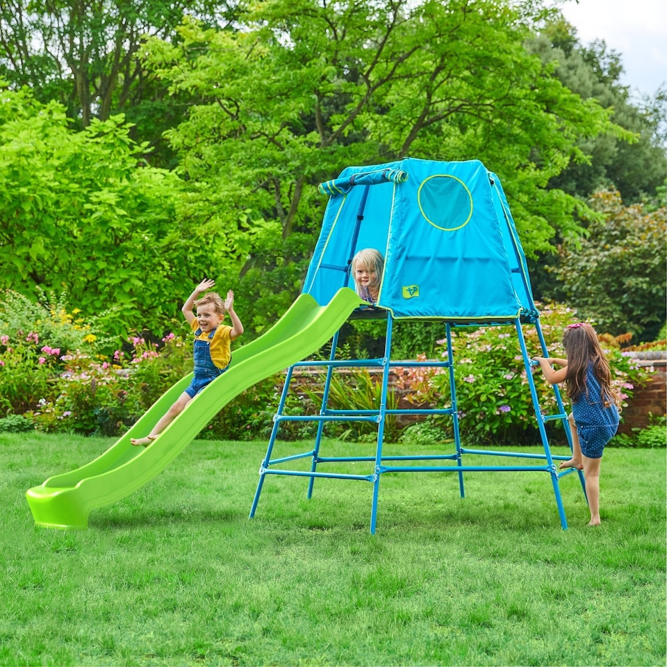 image 1 of TP Explorer Metal Climbing Frame Set & Ripple Slide