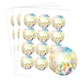 image 1 of Easter Eggs Round Stickers 60mm - Sheet of 12