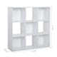 image 7 of HOMCOM 9 Cube Storage Cupboard Bookcase Bookshelf Home Office, White