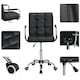 image 4 of Yaheetech PU Leather Height Adjustable Office Chair Mid-Back