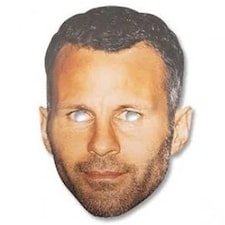 Ryan Giggs Cardboard Face Mask