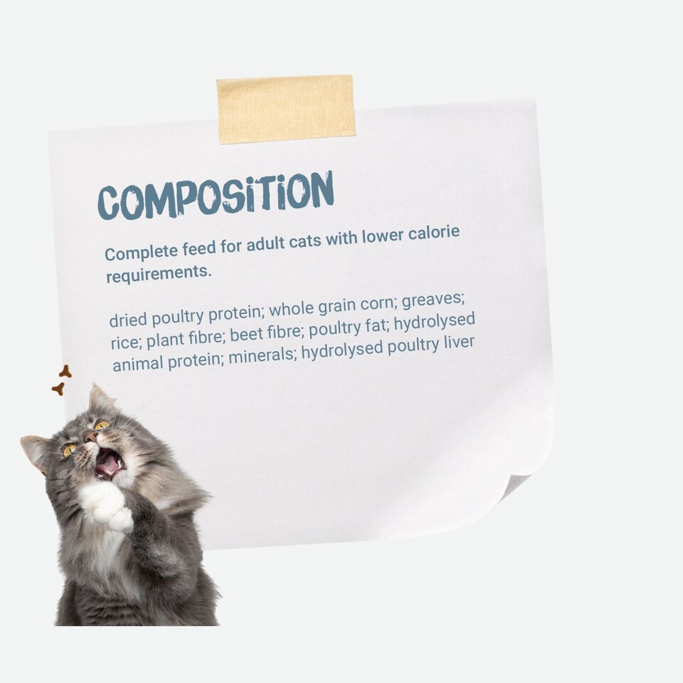 image 1 of Josera Leger complete adult cat food | For weight control | Lower calorie | Extreme Anti-Hairball | Chicken & Liver | Herbs & Fruit | Urinary pH | 8x0.4kg