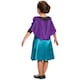 image 3 of Frozen II Girls Basic Plus Anna Queen Costume Set - Gold/Turquoise/Purple - 3-4 Years