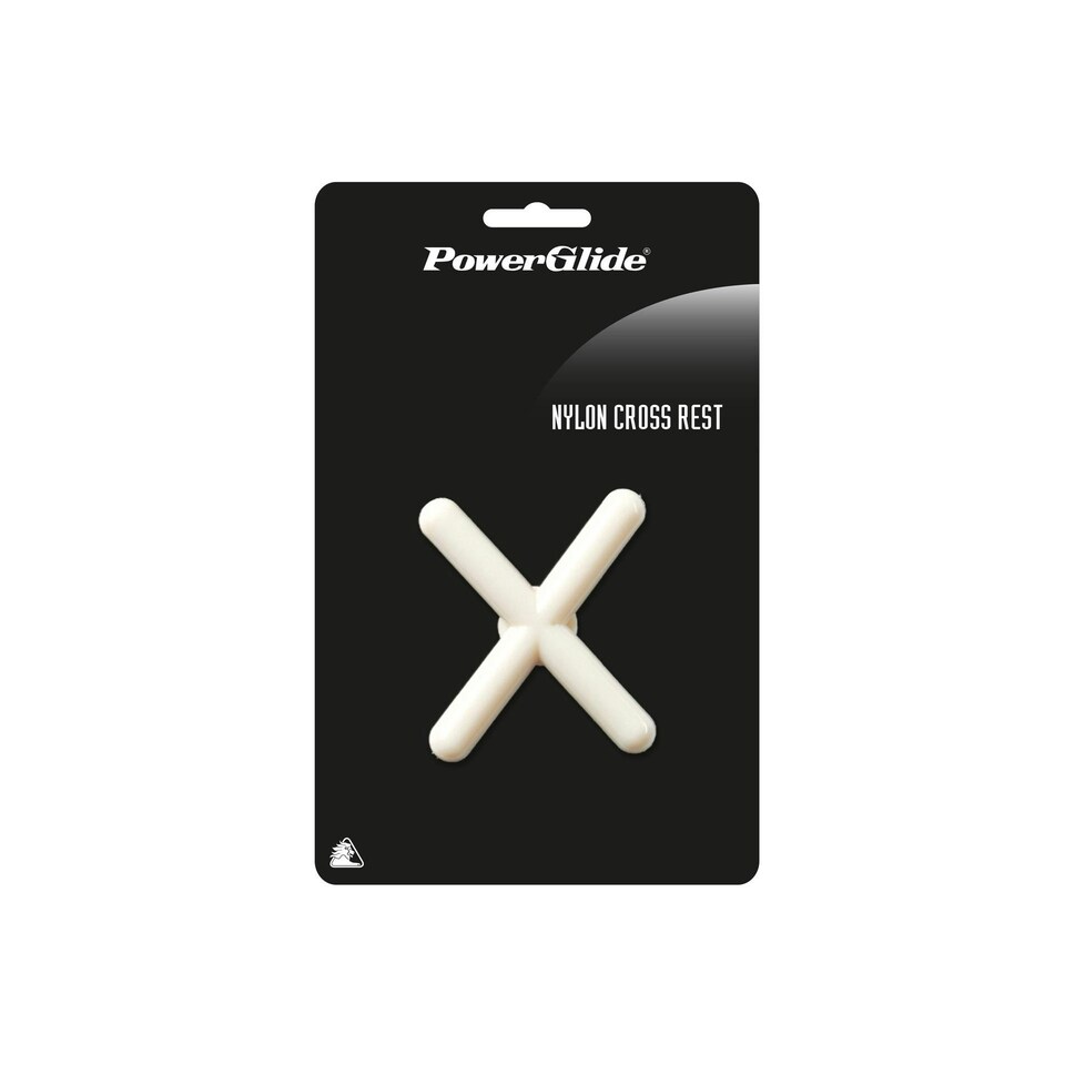 PowerGlide Nylon Cross Rest - White - One Size