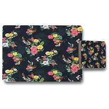 Floral Pattern (Placemat & Coaster Set)