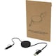 image 4 of Citala Recycled Plastic 5 in 1 Charging Cable - Solid Black - One Size